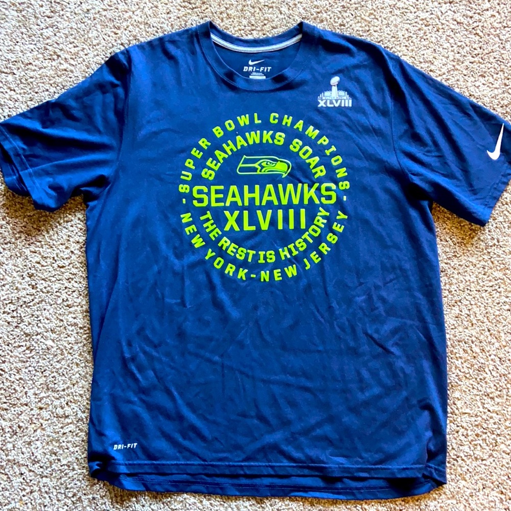 Seattle Seahawks Super Bowl championship fan wear